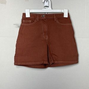NWT Aritzia color GD mocha sorbet melina 5 shorts